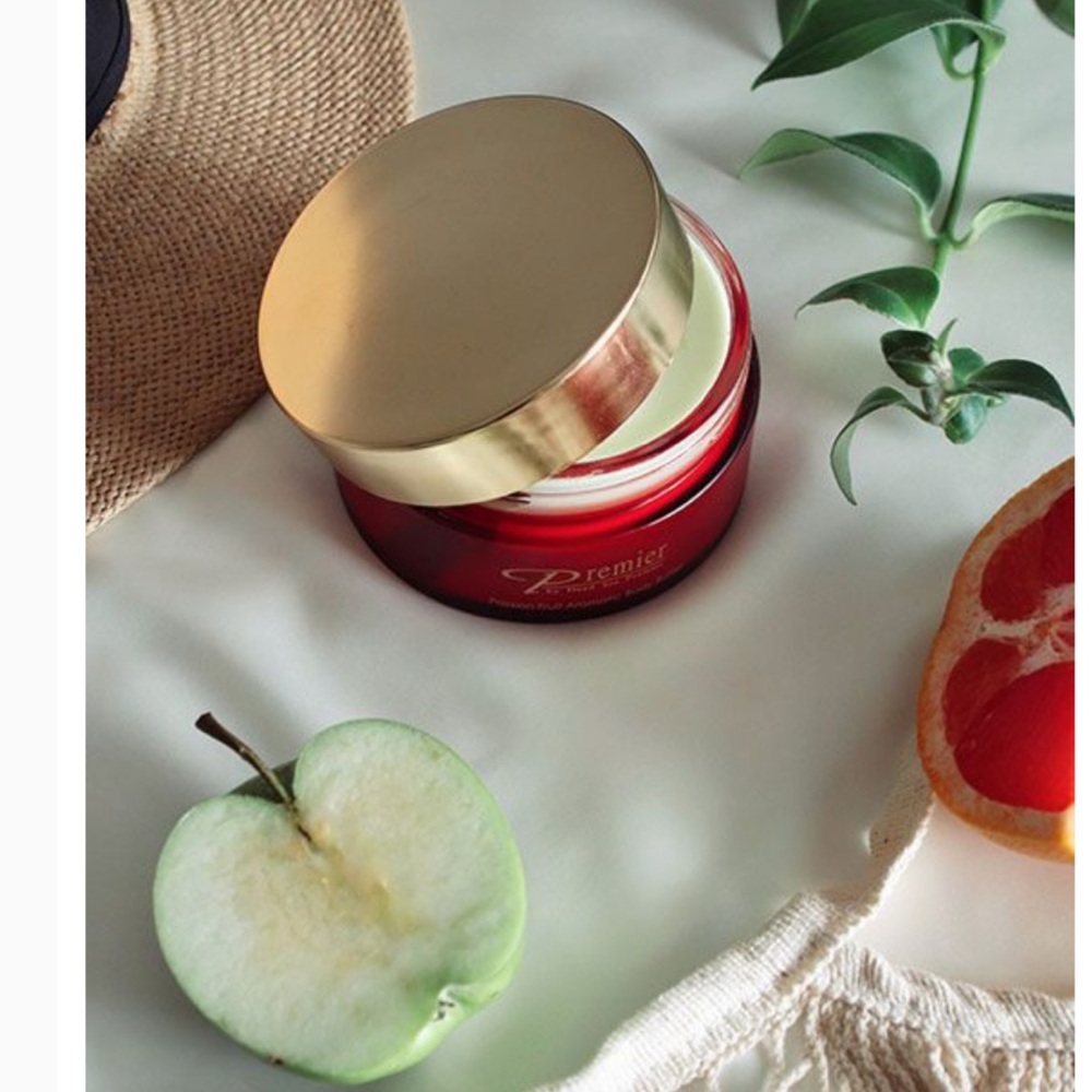 Luxurious Red Jar with Gold Lid